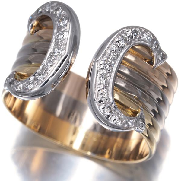 Cartier（カルティエ） リング ダイヤ ダイヤモンド 2C ドゥーブルC C2