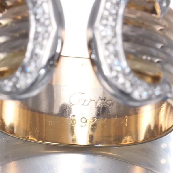 Cartier（カルティエ） リング ダイヤ ダイヤモンド 2C ドゥーブルC C2