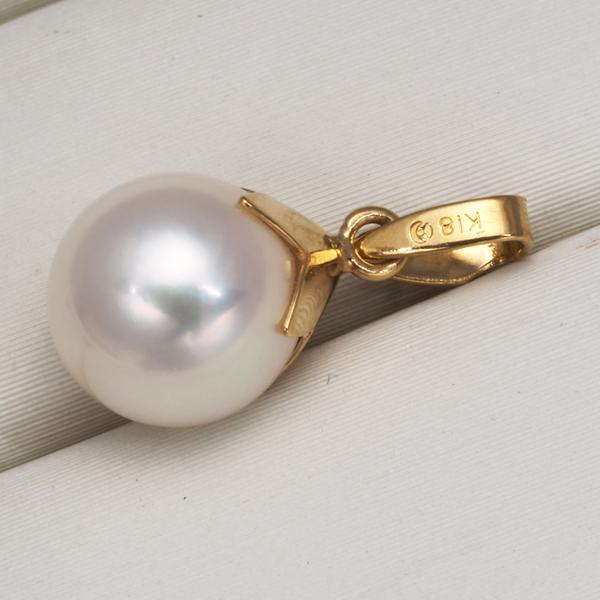 TASAKI（タサキ） ペンダントトップ パール 真珠 7.5mm K18YG BLJ 大幅