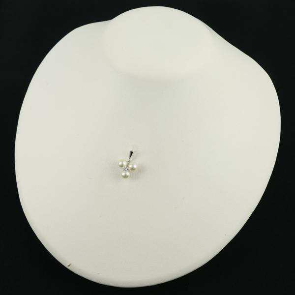 MIKIMOTO（ミキモト） ペンダントトップ パール 真珠 6.2mm ダイヤ 