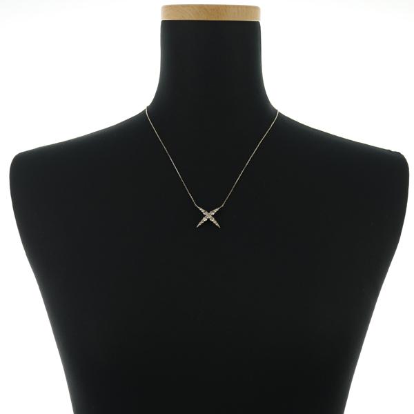 カシケイ ネックレス ダイヤ ダイヤモンド 1.00ct ネイキッド K18BG