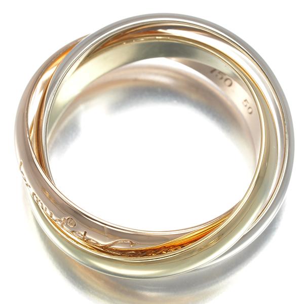 Cartier（カルティエ） トリニティリング スリーカラー クラシック 50