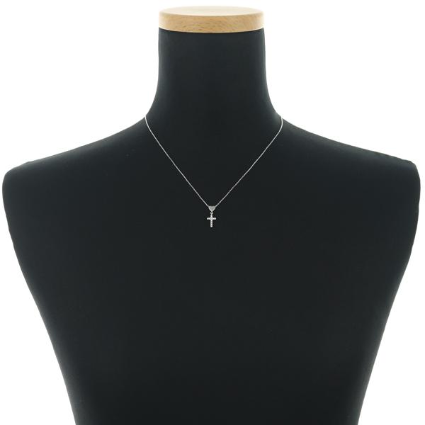 GUCCI（グッチ） ネックレス ダイヤ ダイヤモンド クロスハート K18WG