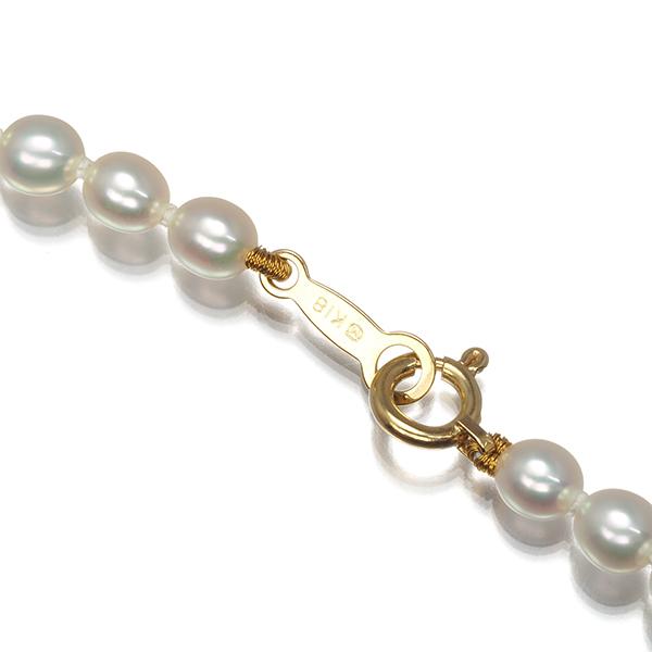 MIKIMOTO（ミキモト） ネックレス 真珠 3.6mm-3.8mm K18YG BLJ 大幅