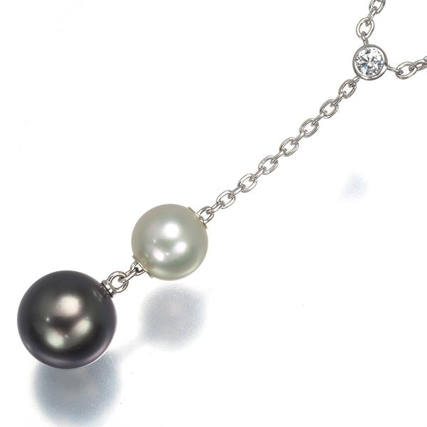 MIKIMOTO（ミキモト） ネックレス ブラックパール 真珠 9.4mm 真珠 7.3
