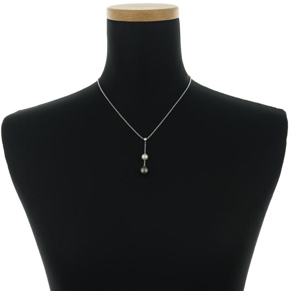 MIKIMOTO（ミキモト） ネックレス ブラックパール 真珠 9.4mm 真珠 7.3