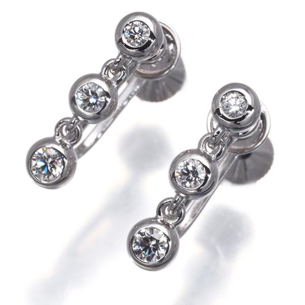 MIKIMOTO（ミキモト） イヤリング ダイヤ ダイヤモンド 0.13ct/0.13ct 
