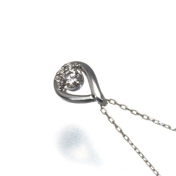 4℃（ヨンドシー） ネックレス ダイヤ ダイヤモンド ティアドロップ