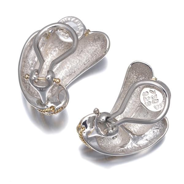 TIFFANY&Co.（ティファニー） イヤリング フェザー シルバー 925/K18YG
