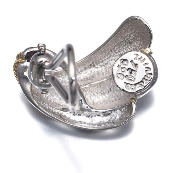 TIFFANY&Co.（ティファニー） イヤリング フェザー シルバー 925/K18YG
