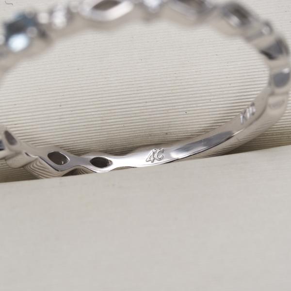 4℃（ヨンドシー） リング アクアマリン ダイヤ ダイヤモンド ピンキー