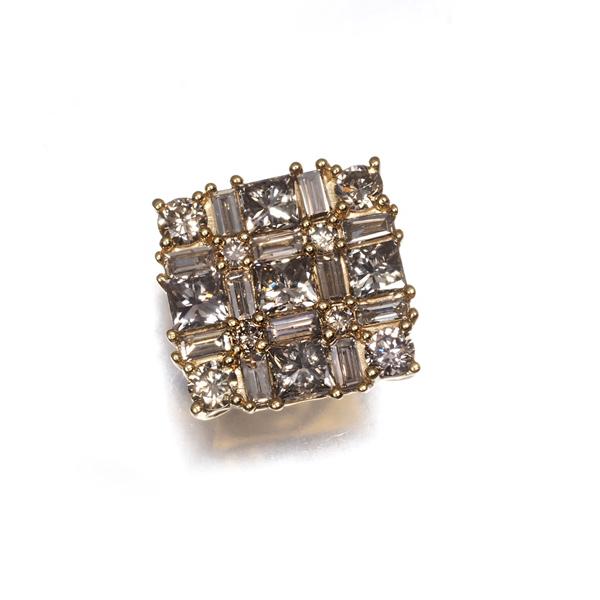 GSTV ペンダントトップ ダイヤ 0.80ct プリンセス バゲット 3種
