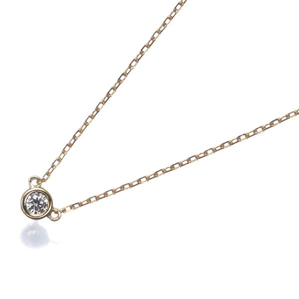 AHKER アーカー　ヌーディー天然ダイヤネックレス　K18YG D0.06ct AHKER アーカーヌーディー天然ダイヤネックレスK18YG D0.06ct
