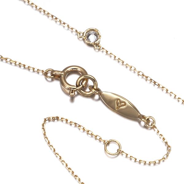 AHKAH（アーカー） ネックレス ダイヤ ダイヤモンド 0.06ct ヌーディー