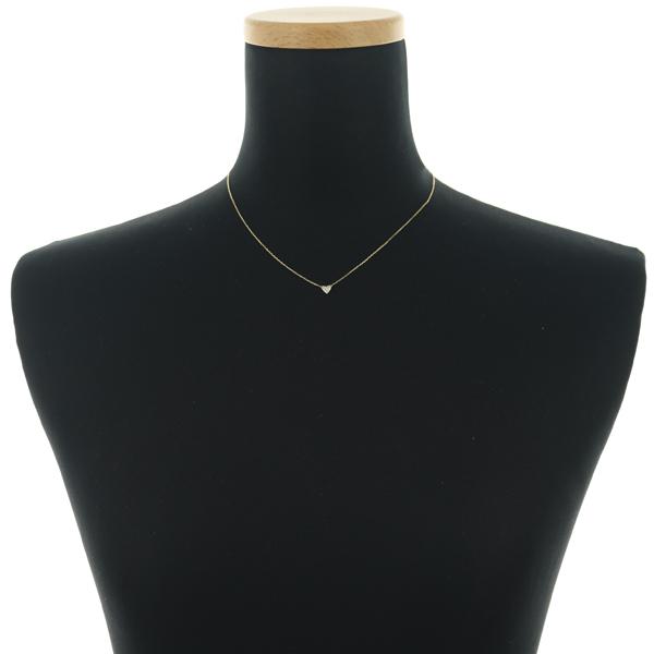 AHKAH（アーカー） ネックレス ダイヤ ダイヤモンド 0.05ct ハート