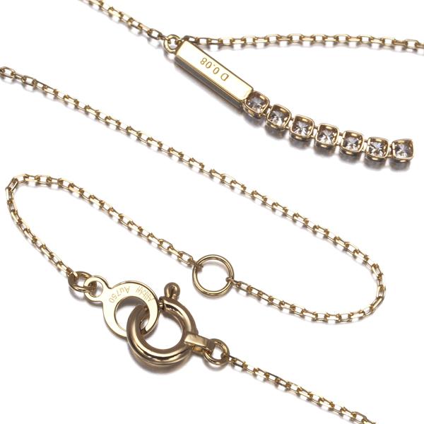 AHKAH（アーカー） ネックレス ダイヤ ダイヤモンド 0.08ct