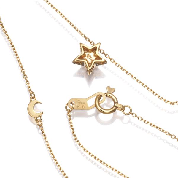STAR JEWELRY（スタージュエリー） ネックレス ダイヤ 0.03ct スター