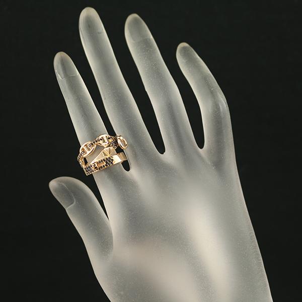 HERMES（エルメス） リング ブラックスピネル アルシミ GM 50号 K18PG