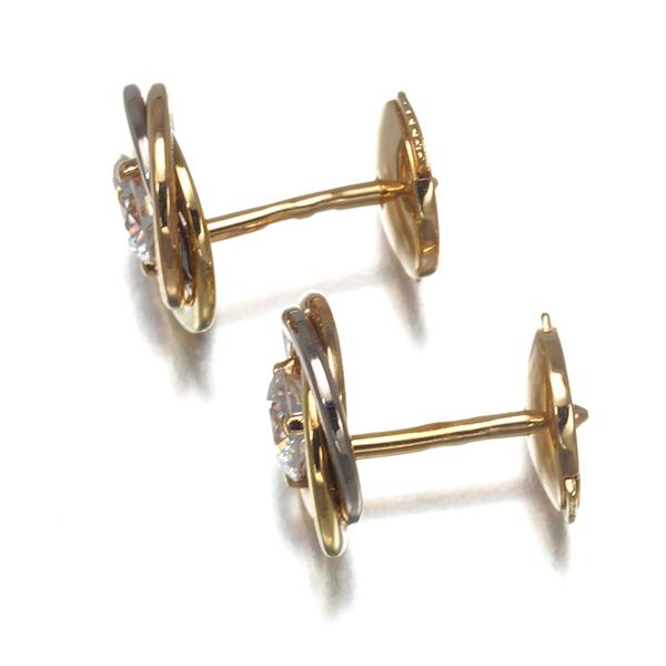 Cartier（カルティエ） トリニティピアス ダイヤ ダイヤモンド スリー