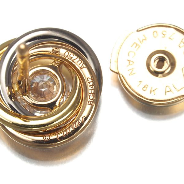 Cartier（カルティエ） トリニティピアス ダイヤ ダイヤモンド スリー