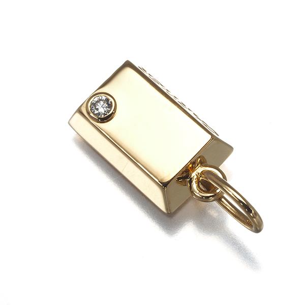 トーマス カルティエ インゴット1/4OZ チャーム18 K トーマス