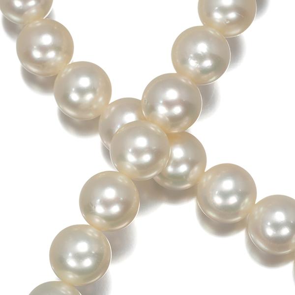 タサキ アコヤ真珠 パール ネックレス 8.5-9.0mm SILVER TASAKI（タサキ） ネックレス パール 真珠 8.5-9.0mm シルバー BLJ