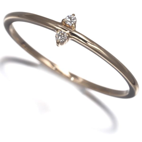 スタージュエリー K10 WG ダイヤモンド リング 指輪0.04ct 8号 スタージュエリー K10 WG ダイヤモンド リング 指輪0.04ct 8号