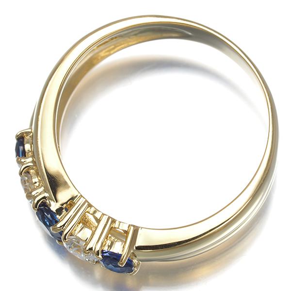 MIKIMOTO（ミキモト） リング サファイア 0.49ct ダイヤ ダイヤモンド