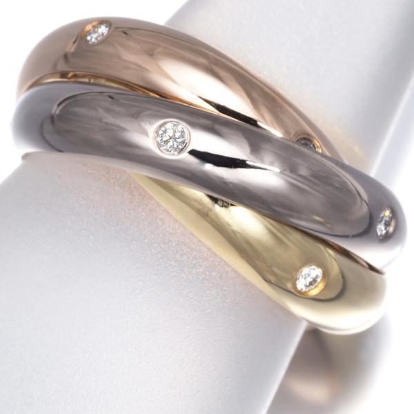 トリニティリングスリーカラークラシック トリニティリングスリーカラークラシック Cartier カルティエ リング