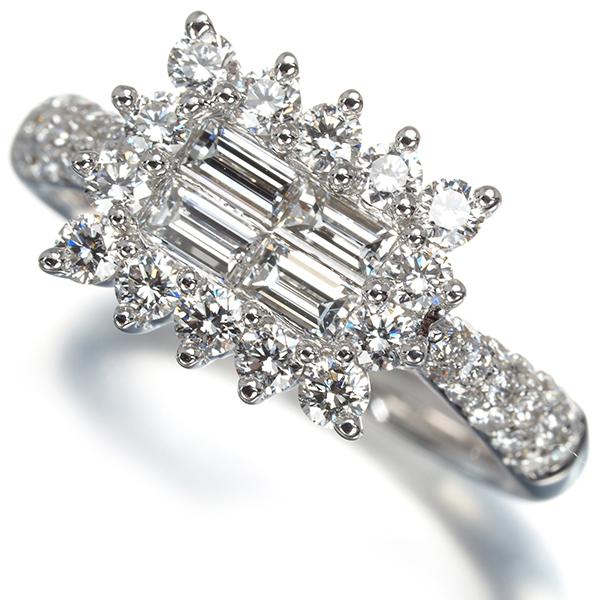 Ponte Vecchio（ポンテヴェキオ） リング ダイヤ 1.00ct バゲット 2種