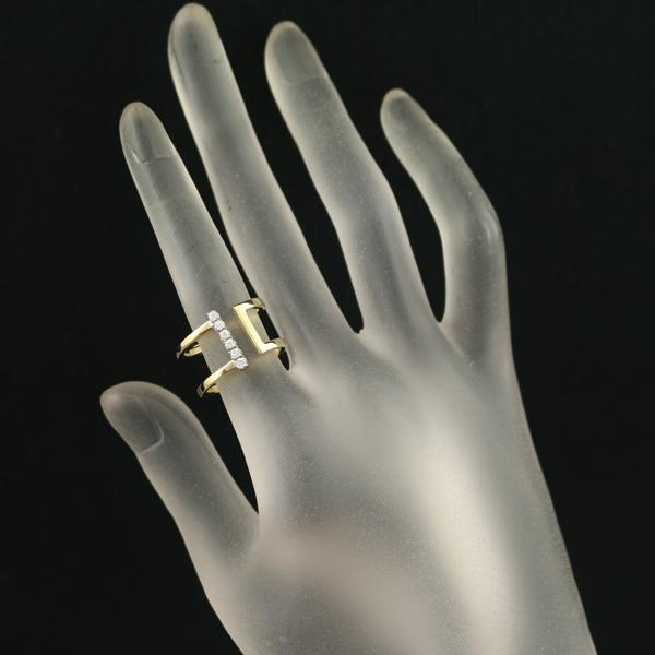 ダイヤの指輪 スフェーン 約11ct ダイヤモンド 約0.7ct プラチナ リング(指輪)【品質