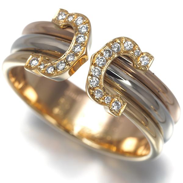 Cartier（カルティエ） リング ダイヤ ダイヤモンド 2C ドゥーブルC C2
