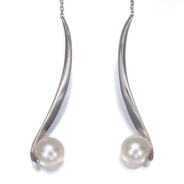 STAR JEWELRY（スタージュエリー） ピアス パール 真珠 5.8mm 揺れる 