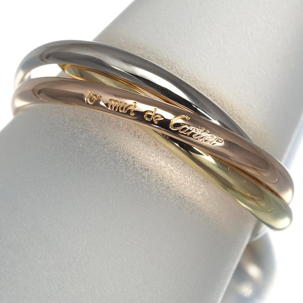 Cartier（カルティエ） トリニティリング スリーカラー XS 55号 K18YG