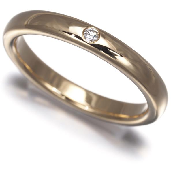 TIFFANY ティファニースタッキングバンド リング ダイヤ 10号 ティファニースタッキングバンドリング1Pダイヤ 10号