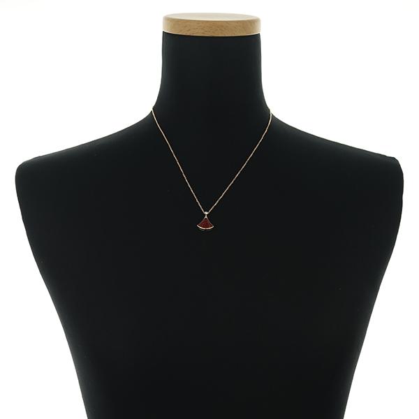 BVLGARI（ブルガリ） ネックレス カーネリアン ダイヤ ディーヴァ