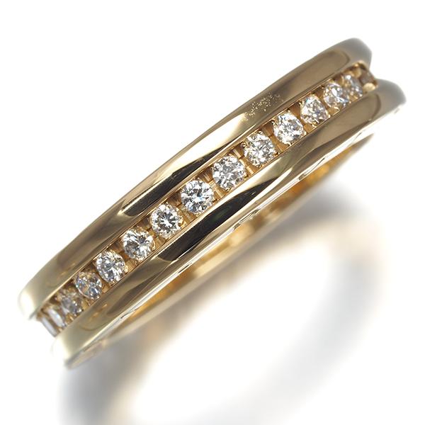 BVLGARIブルガリ K18YGビーゼロワンフルダイヤリング BVLGARI（ブルガリ） リング ダイヤ ダイヤモンド ビーゼロワン B