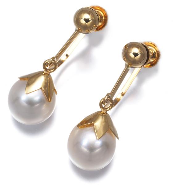 TASAKI（タサキ） イヤリング パール 真珠 7.4mm 一粒 K18YG BLJ