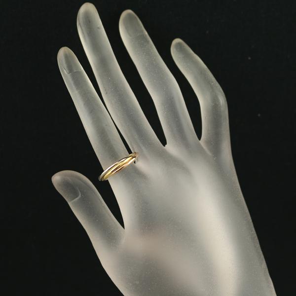 Cartier（カルティエ） リング トリニティ XS スリーカラー 51号 K18YG