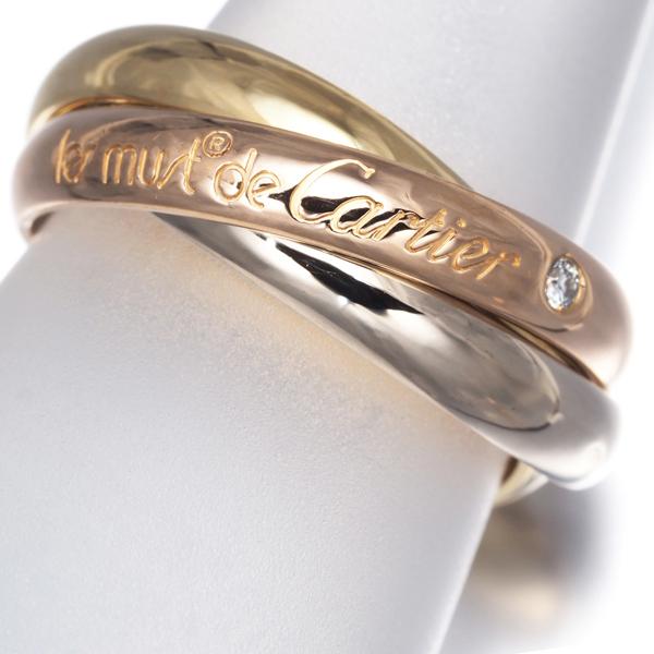 Cartier（カルティエ） トリニティリング ダイヤ ダイヤモンド 3P