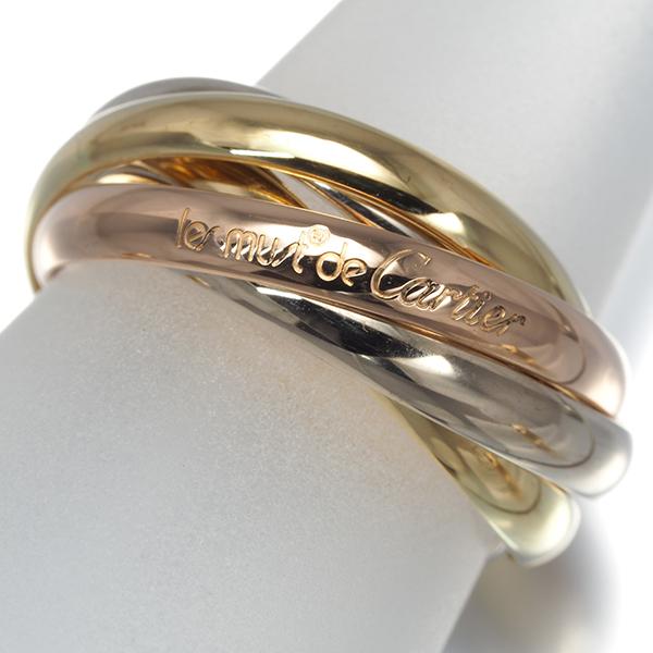 Cartier（カルティエ） トリニティリング スリーカラー SM 5連 54号