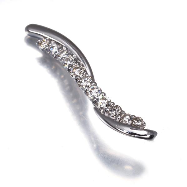 ダイヤ ダイヤモンド 0.50ct ペンダントトップ K18WG GENJ 大幅値下げ 