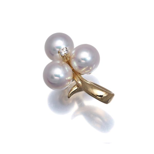 MIKIMOTO（ミキモト） ペンダントトップ パール 真珠 5.1mm ダイヤ