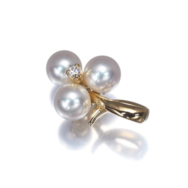 MIKIMOTO（ミキモト） ペンダントトップ パール 真珠 4.9mm ダイヤ