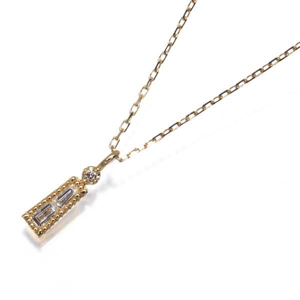 agete（アガット） ネックレス ダイヤ ダイヤモンド 0.04ct 2種カット 