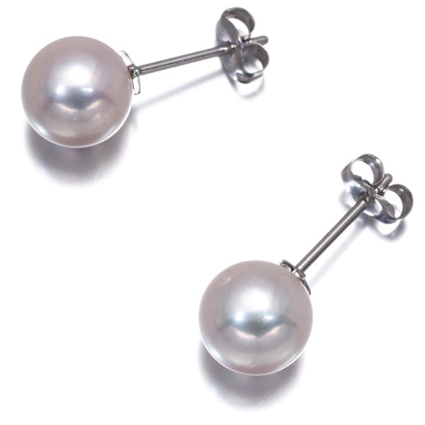 STAR JEWELRY（スタージュエリー） ピアス パール 真珠 7.4mm 一粒