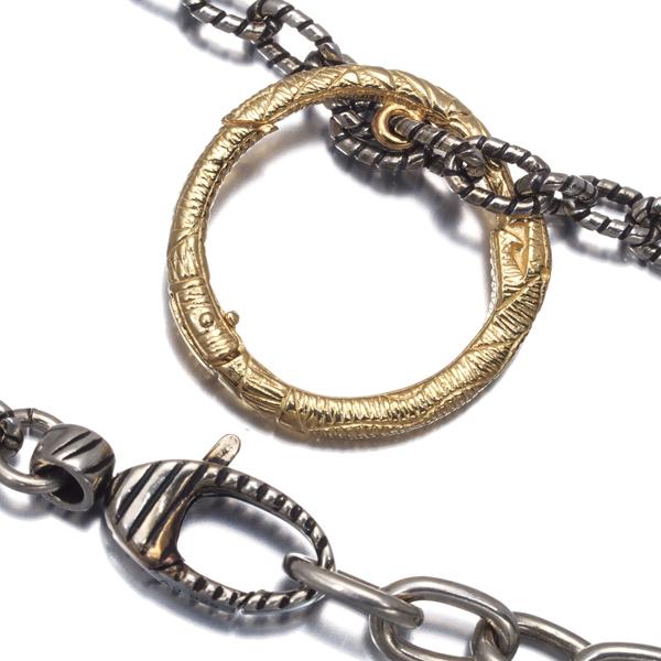 GUCCI（グッチ） ネックレス ウロボロス スネーク ロング K18YG