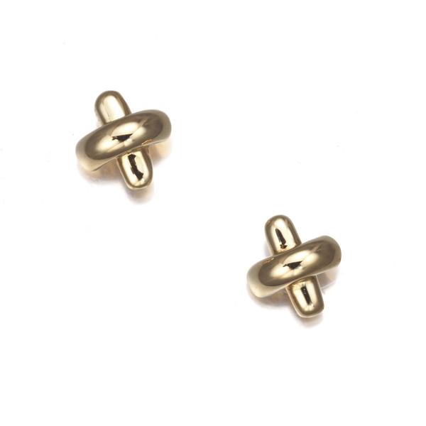 TIFFANY&Co.（ティファニー） ピアス クロスステッチ K18YG BLJ