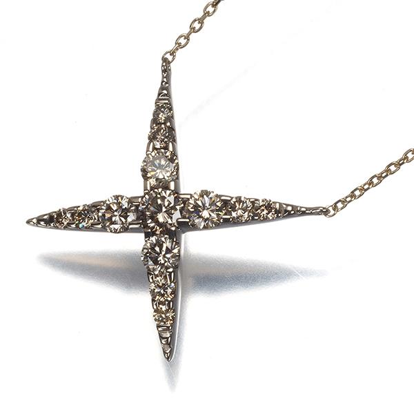 カシケイ ネックレス ブラウンダイヤ ダイヤモンド 1.00ct ネイキッド