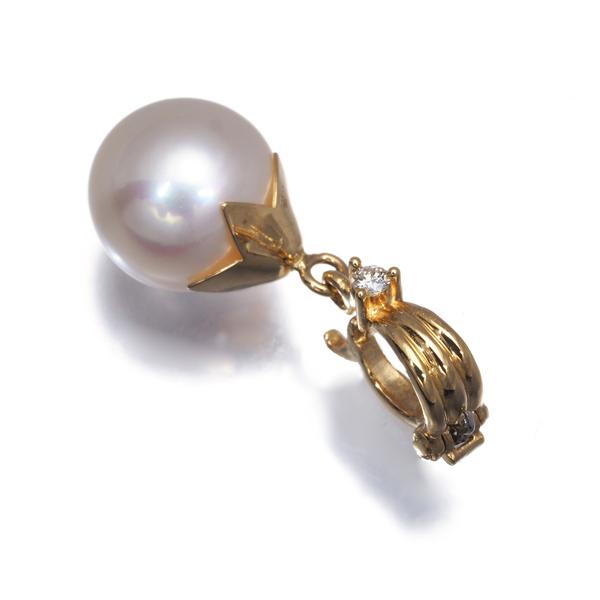 TASAKI（タサキ） ペンダントトップ 真珠 8.2mm ダイヤ ダイヤモンド